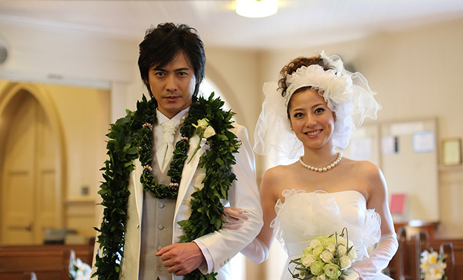 持ち込みドレス チャペルフォト サンセットビーチフォト ダブルロケーションフォト 公式 ハワイロケーションフォト サンライズ